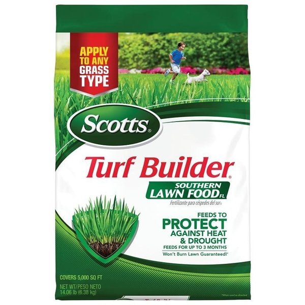 Scotts Turf Builder Southern Lawn Food Fertilizer, Solid, Ammonical, BlueGray, 1406 lb Bag 20220